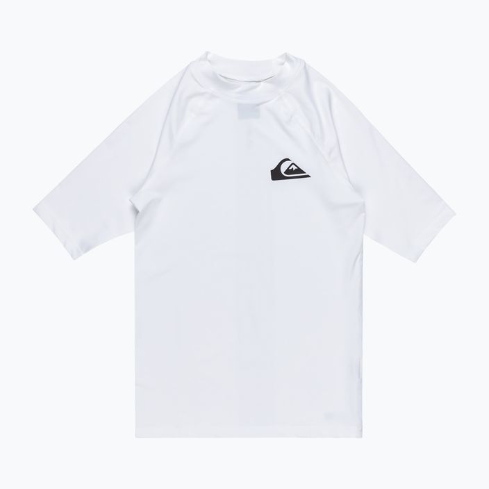 Paauglių plaukimo marškinėliai Quiksilver Everyday UPF50 white