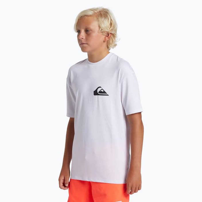 Vaikiški plaukimo marškinėliai Quiksilver Everyday Surf Tee white 3