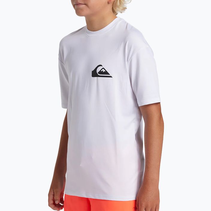 Vaikiški plaukimo marškinėliai Quiksilver Everyday Surf Tee white 4