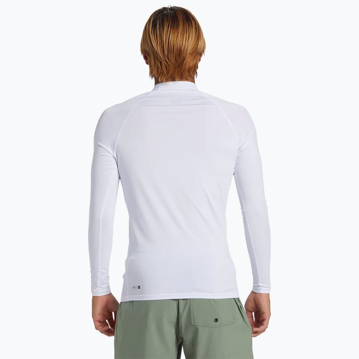 Vyriški plaukimo marškinėliai ilgomis rankovėmis Quiksilver Everyday UPF50 white 2