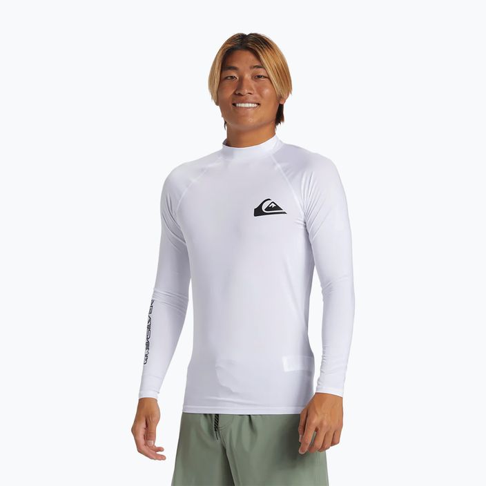 Vyriški plaukimo marškinėliai ilgomis rankovėmis Quiksilver Everyday UPF50 white 3