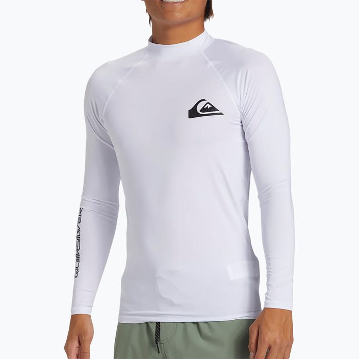 Vyriški plaukimo marškinėliai ilgomis rankovėmis Quiksilver Everyday UPF50 white 4