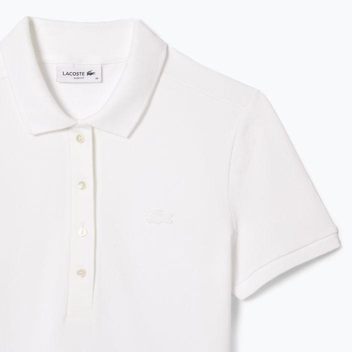 Moteriški "Lacoste" polo marškinėliai PF5462 001 white 5