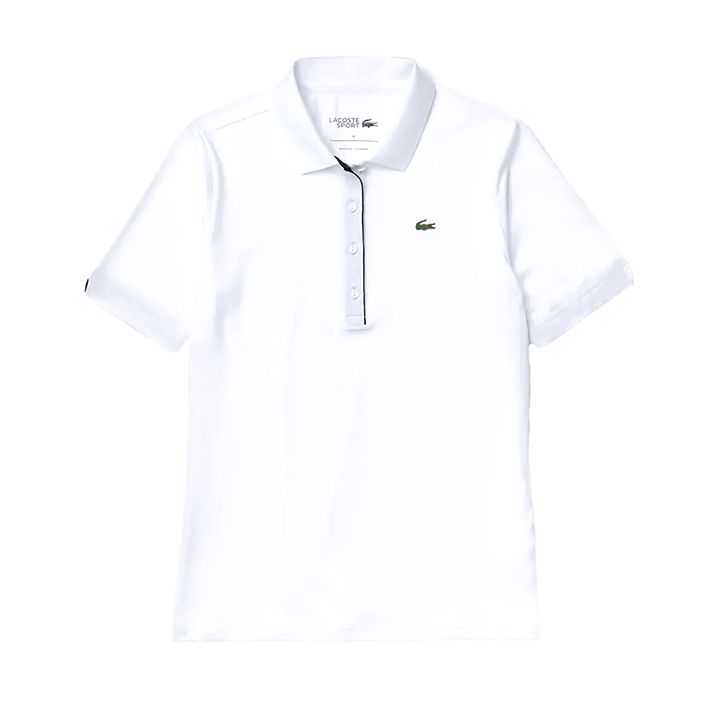 Lacoste moterų teniso polo marškinėliai balti PF5179 2