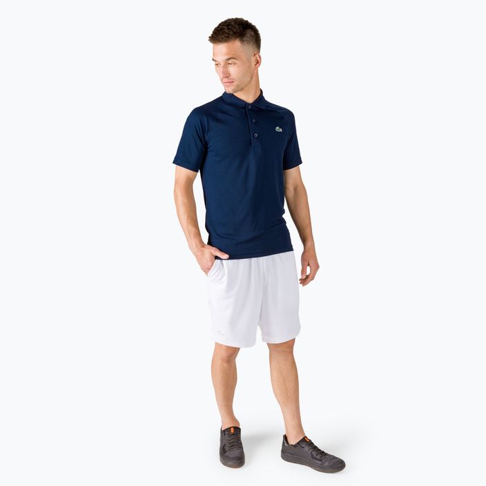 Lacoste vyriški teniso polo marškinėliai mėlyni DH3201 2