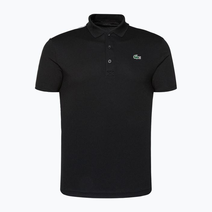 Lacoste vyriški teniso polo marškinėliai juodi DH2094