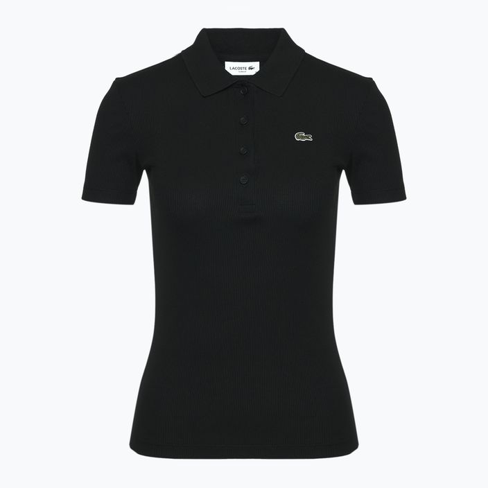 Moteriški polo marškinėliai Lacoste DF5377 black