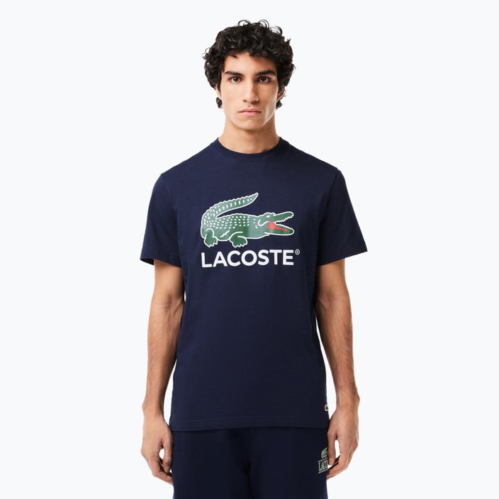 Lacoste vyriški marškinėliai TH1285 navy blue