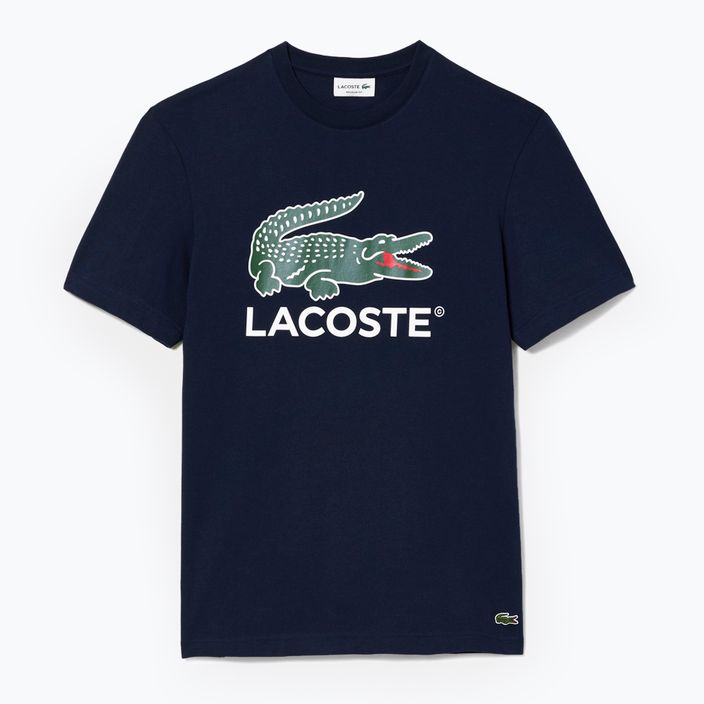 Lacoste vyriški marškinėliai TH1285 navy blue 5