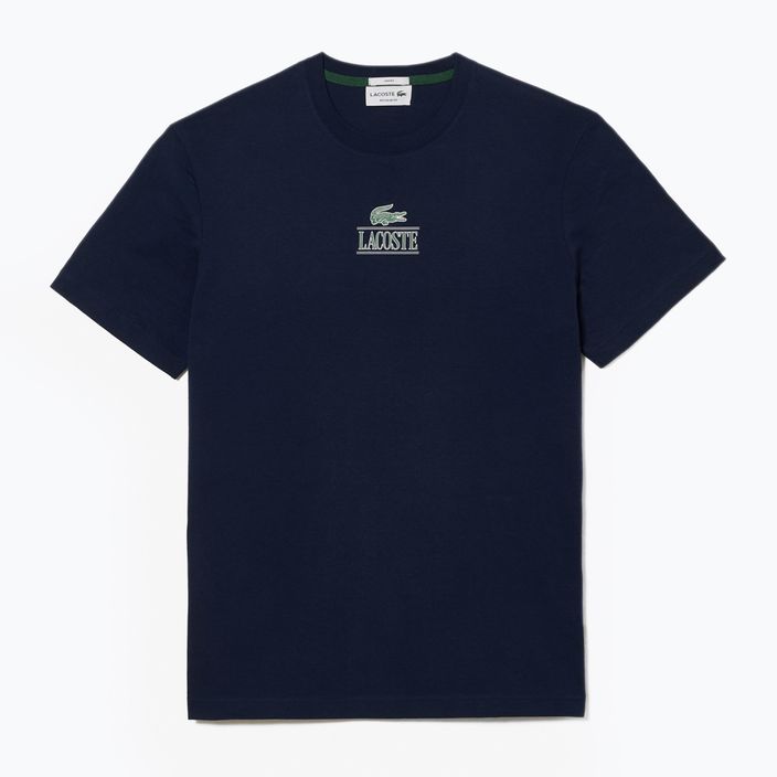 "Lacoste" marškinėliai TH1147 tamsiai mėlyni 4