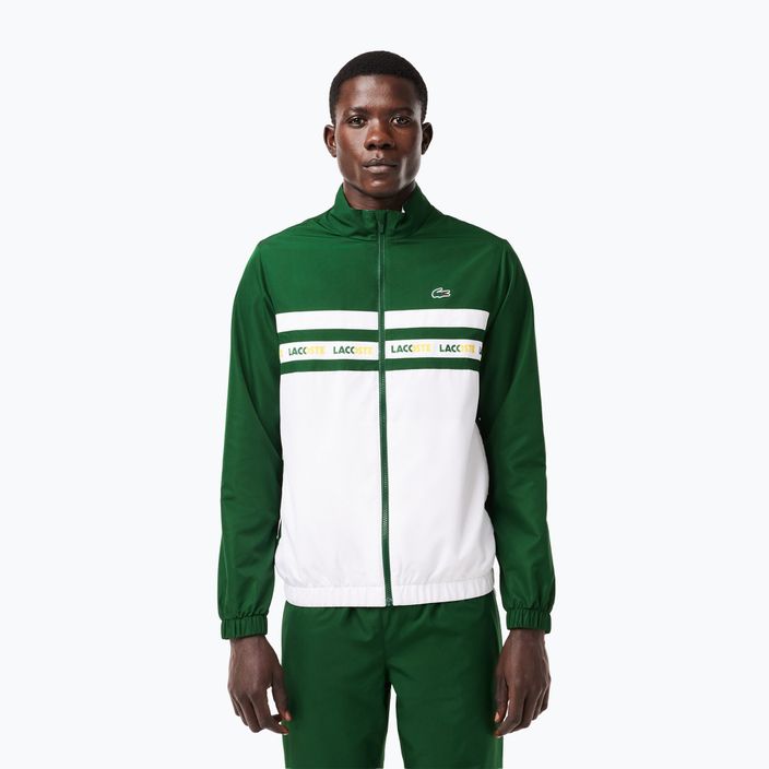 "Lacoste" vyriškas sportinis kostiumas WH7567 žalias/baltas 3