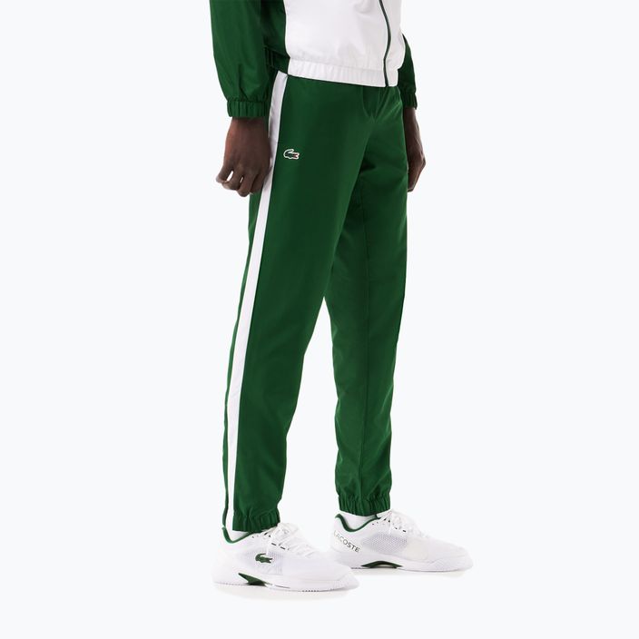 "Lacoste" vyriškas sportinis kostiumas WH7567 žalias/baltas 4