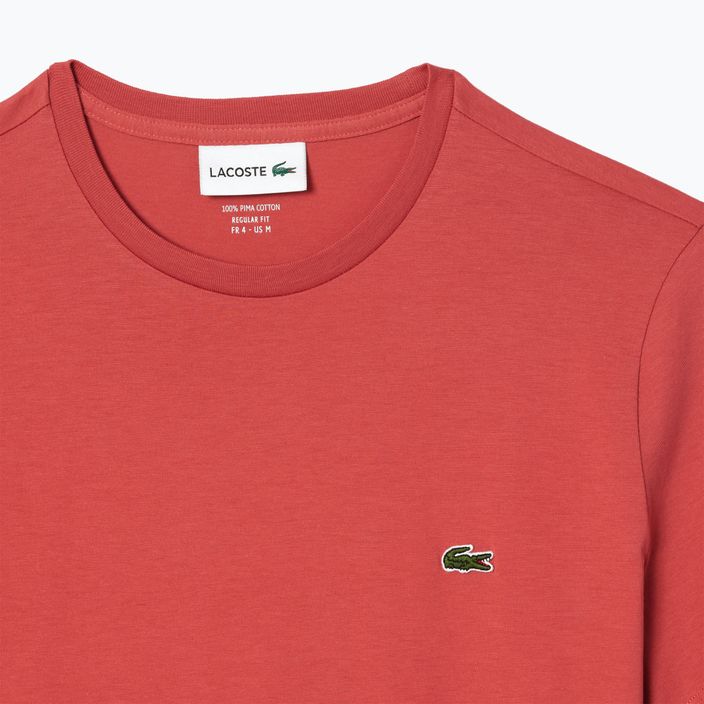 "Lacoste" vyriški marškinėliai TH6709 sierra red 5