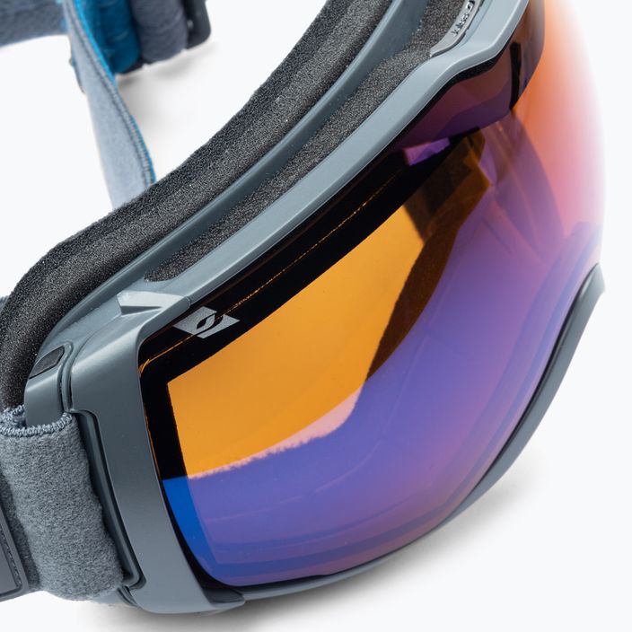 Julbo Airflux pilki/oranžiniai/mėlyni slidinėjimo akiniai J74812218 5