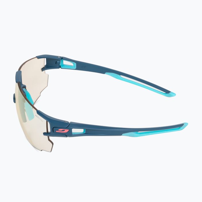 Julbo Aerospeed Reactiv Performance Lagp matinės mėlynos/šviesiai mėlynos spalvos dviratininkų akiniai J5023812 4