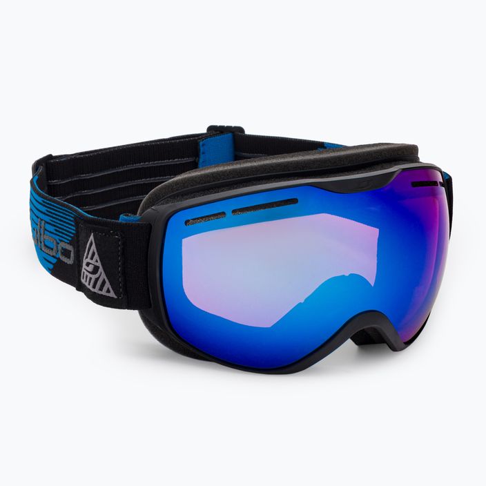 Julbo Ison XCL juodai mėlyni/oranžiniai/blyksniai mėlyni slidinėjimo akiniai J75012140