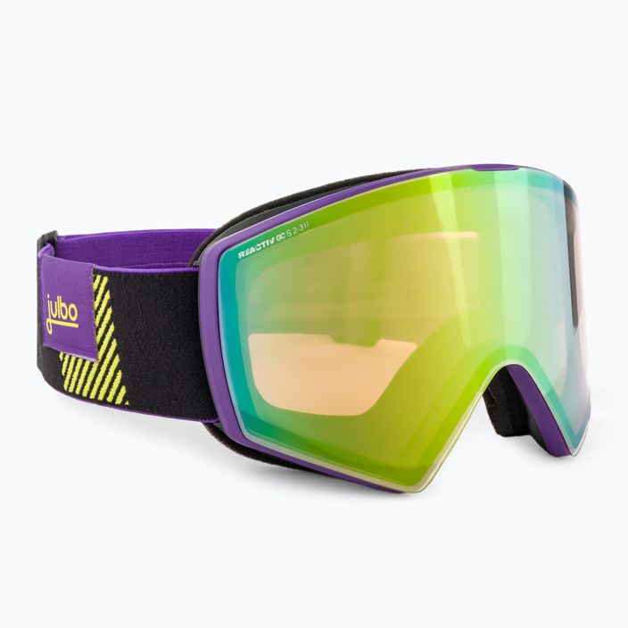 Slidinėjimo akiniai Julbo Razor Edge Reactiv Glare Control purple/black/flash green