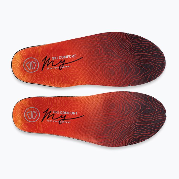SIDAS My Ski Comfort slidinėjimo batų įdėklai raudoni CSEMFSCF 2