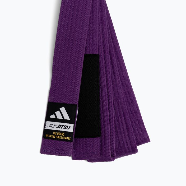 Brazilų džiudžitsu diržas adidas Elite purple 2
