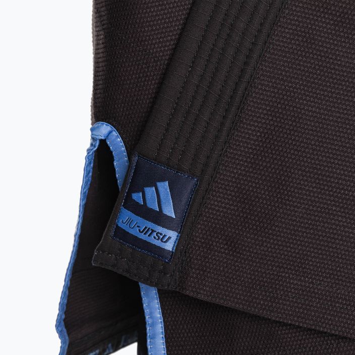 GI brazilų džiudžitsu adidas Challenge 2.0 black/gradient blue 4