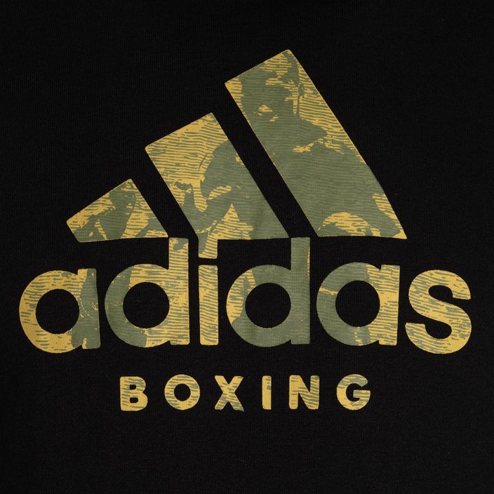 adidas džemperis su gobtuvu Boxing Logo treniruočių marškinėliai juodi ADICLHD20B 3