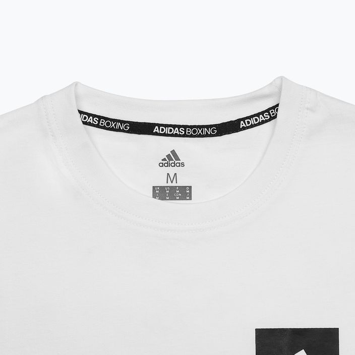Vyriški adidas bokso marškinėliai balta/juoda 3