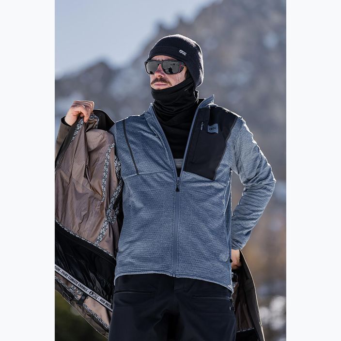 Vyriškas Picture Bake Grid slidinėjimo džemperis mėlynas SMT101-A 11