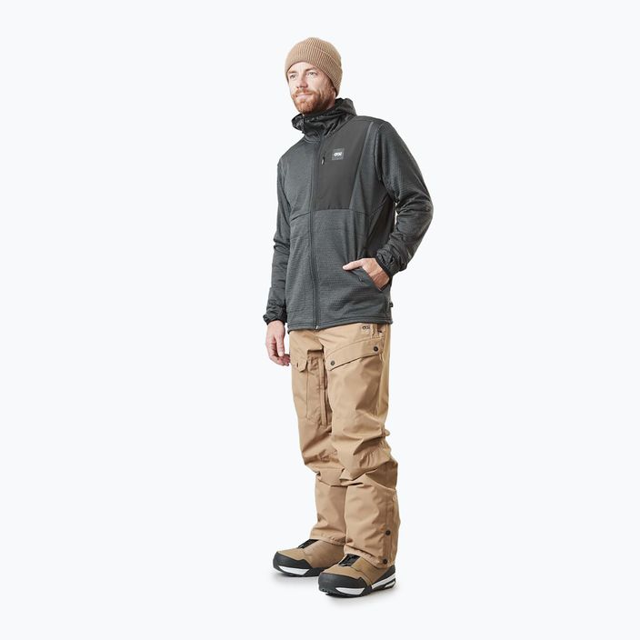 Vyriškas Picture Bake Grid pilkas SMT101-C slidinėjimo džemperis 2