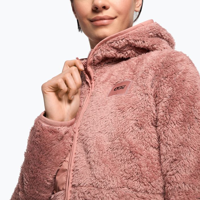 Picture Izimo moteriškas slidinėjimo džemperis rožinės spalvos SWT129-A 6