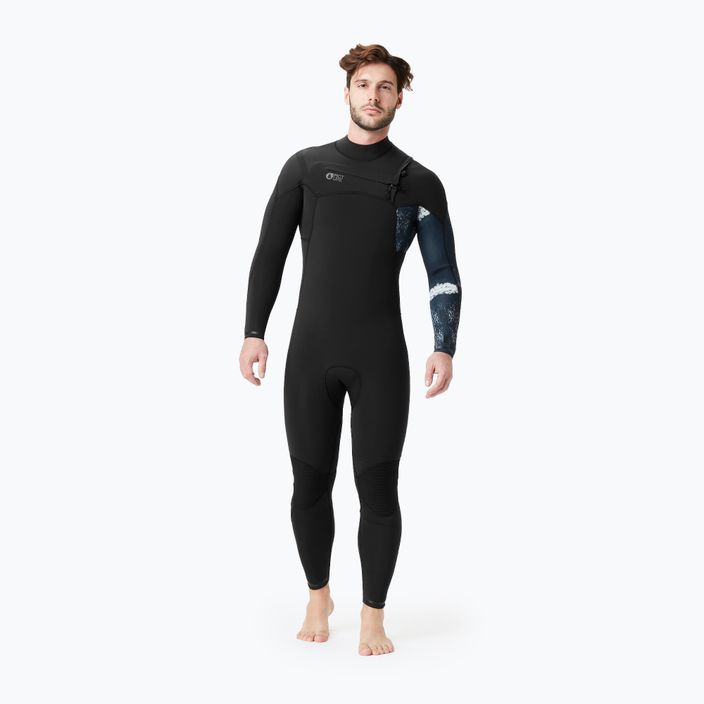 Vyriškas plaukimo kostiumas Picture Equation Print 4/3 mm black 5