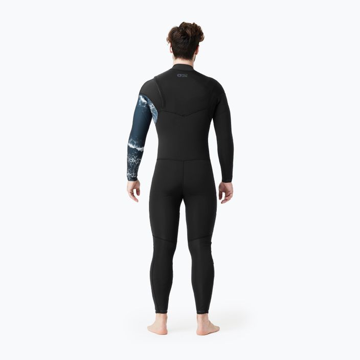 Vyriškas plaukimo kostiumas Picture Equation Print 4/3 mm black 6