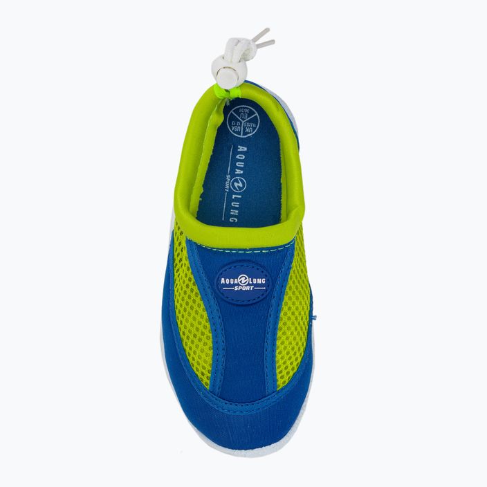 Aqualung Cancun vaikiški batai į vandenį karališkai mėlyni / ryškiai žali 6