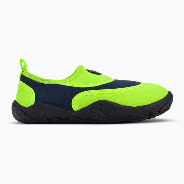 Aqualung Beachwalker ryškiai žali/navy blue jaunimo vandens batai 2