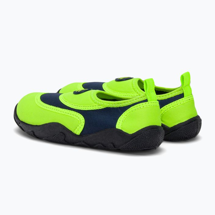 Aqualung Beachwalker ryškiai žali/navy blue jaunimo vandens batai 3