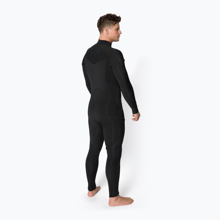 Vyriškas Billabong 5/4 Absolute CZ Full black hash foam maudymosi kostiumėlis 3