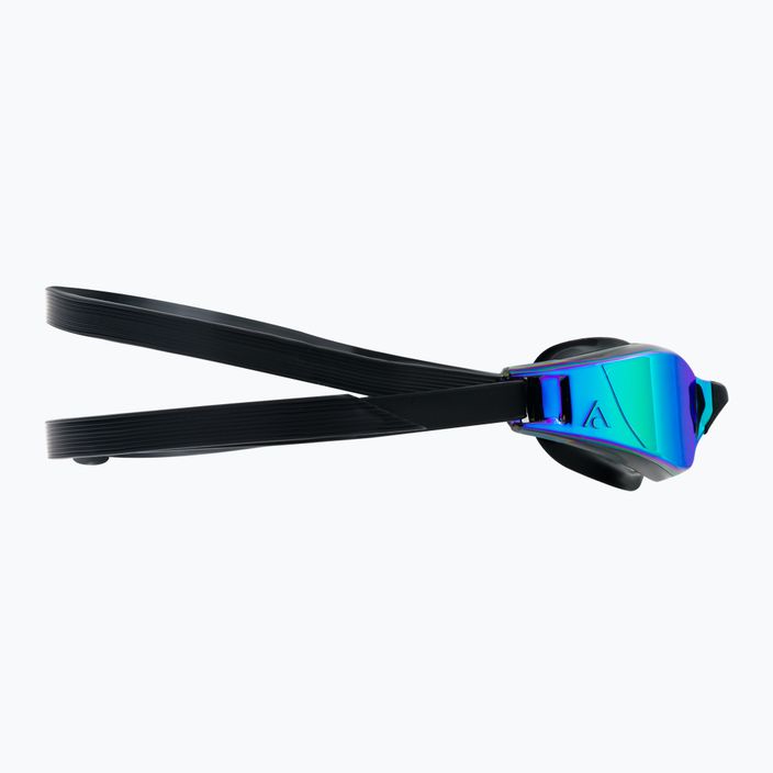 Aquasphere Xceed juodi/juodi/veidrodiniai geltoni plaukimo akiniai EP3030101LMY 3