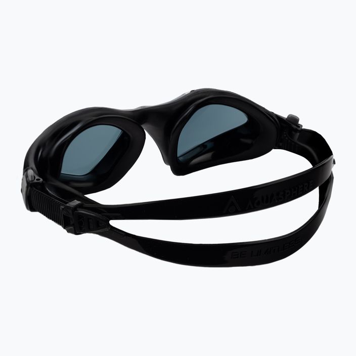 Aquasphere Kayenne 2022 juodi/sidabriniai/tamsūs plaukimo akiniai 4