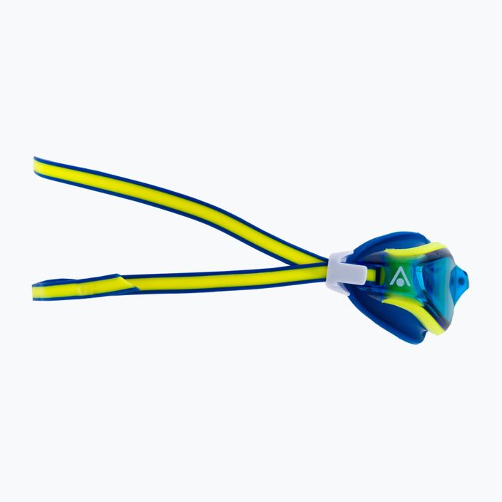 Aquasphere Fastlane mėlyni/geltoni/mėlyni plaukimo akiniai 3