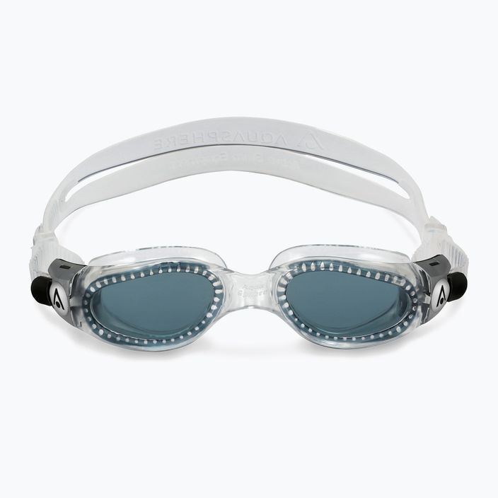 Aquasphere Kaiman Compact skaidrūs/dūminiai vaikiški plaukimo akiniai 7