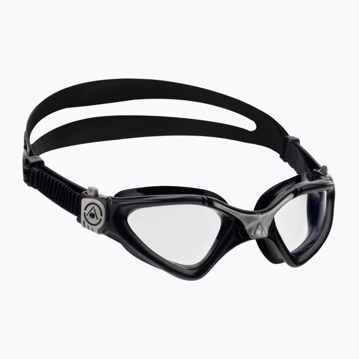 Aquasphere Kayenne 2022 juodi / sidabriniai / skaidrūs plaukimo akiniai