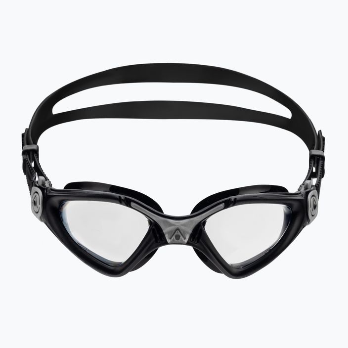 Aquasphere Kayenne 2022 juodi / sidabriniai / skaidrūs plaukimo akiniai 2