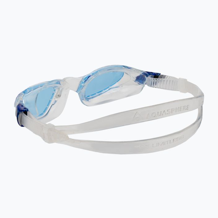 Aquasphere Mako 2 skaidrūs/mėlyni/mėlyni plaukimo akiniai 4