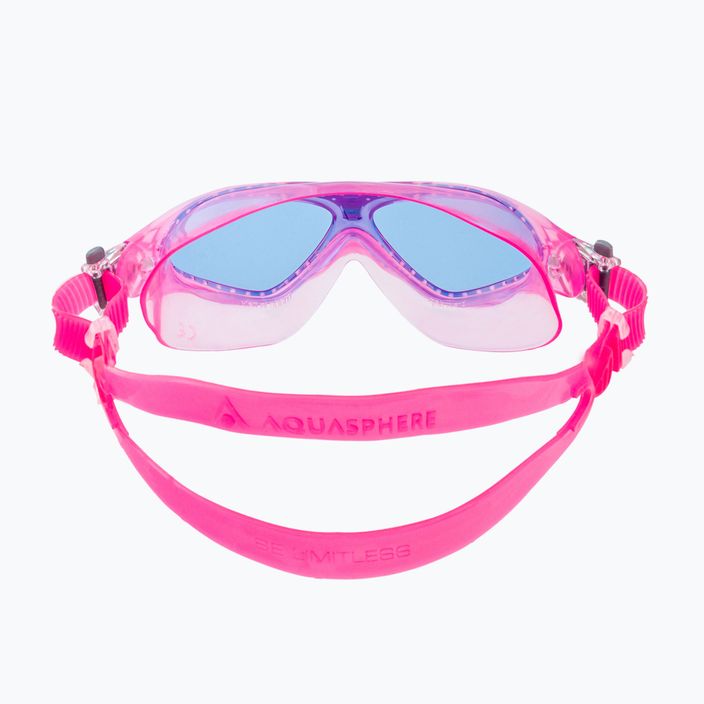 Aquasphere Vista vaikiška plaukimo kaukė rožinė/balta/mėlyna MS5080209LB 5