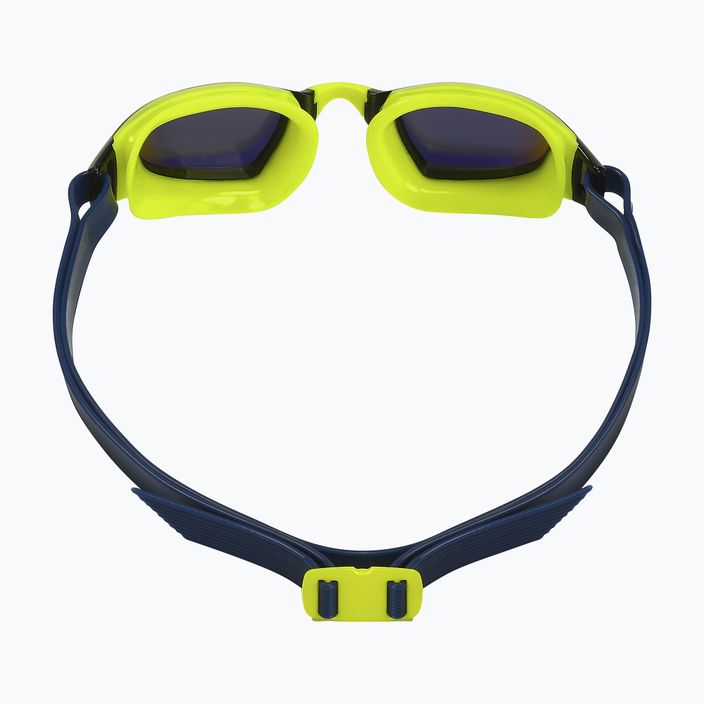 Aquasphere Xceed ryškiai geltonos/navy blue spalvos plaukimo akiniai EP3037104LMY 9