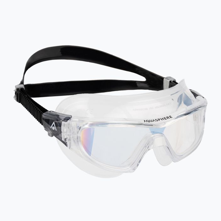 Aquasphere Vista Pro skaidri/juoda plaukimo kaukė MS5040001LMI