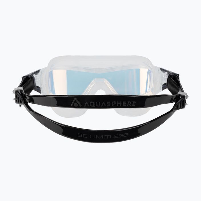 Aquasphere Vista Pro skaidri/juoda plaukimo kaukė MS5040001LMI 5