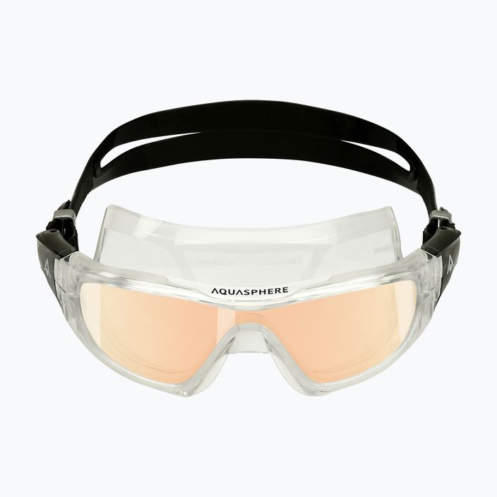Aquasphere Vista Pro skaidri/juoda plaukimo kaukė MS5040001LMI 7