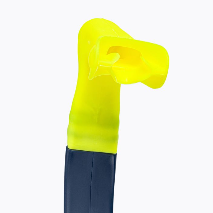 Aquasphere Focus Snorkel plaukimo vamzdelis tamsiai mėlyna / ryškiai geltona 3