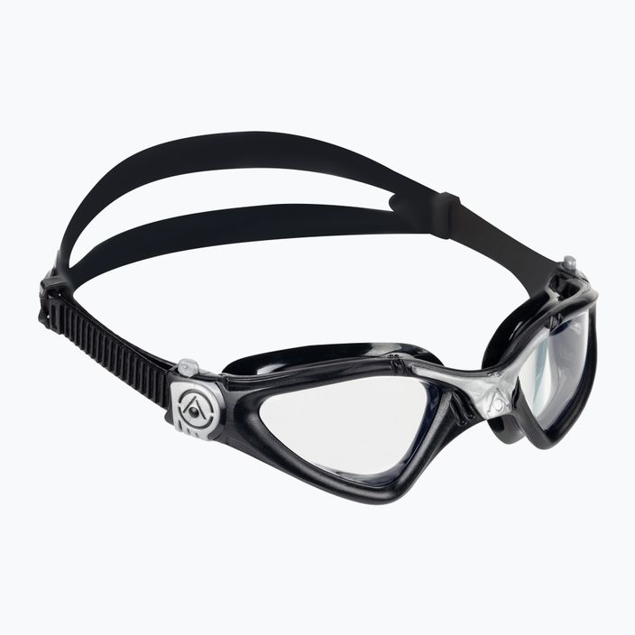 Aquasphere Kayenne juodi / sidabriniai / skaidrūs plaukimo akiniai