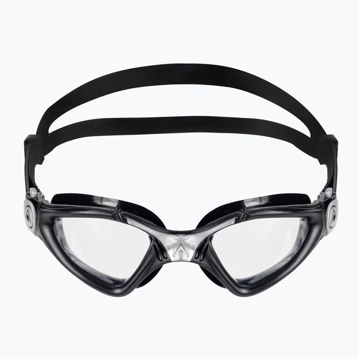 Aquasphere Kayenne juodi / sidabriniai / skaidrūs plaukimo akiniai 2